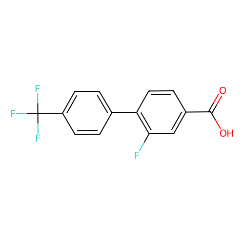 3-fluoro-4-(4-trifluoromethylphenyl)benzoic acid (c09-0889-573)