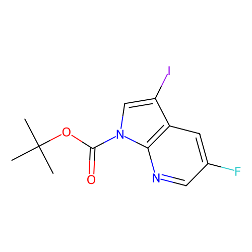 5-fluoro-3-iodo-pyrrolo[2,3-b]pyridine-1-carboxylic acid tert-butyl ester