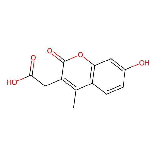 7-hydroxy-4-methyl-3-coumarinylacetic acid