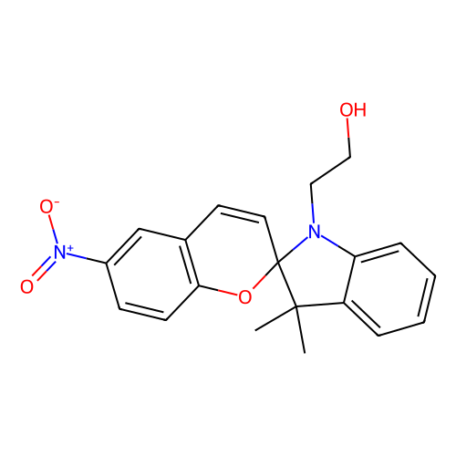 1-(2-hydroxyethyl)-3,3-dimethylindolino-6'-nitrobenzopyrylospiran (c09-0908-435)