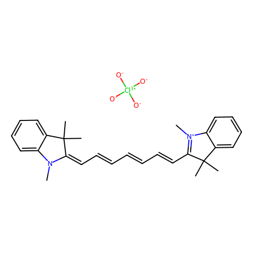 1,1',3,3,3',3'-hexamethylindotricarbocyanine perchlorate