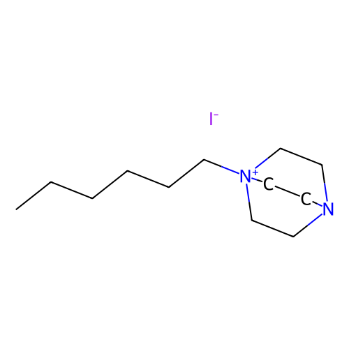 1-hexyl-1,4-diazabicyclo[2.2.2]octan-1-ium iodide (c09-0915-655)