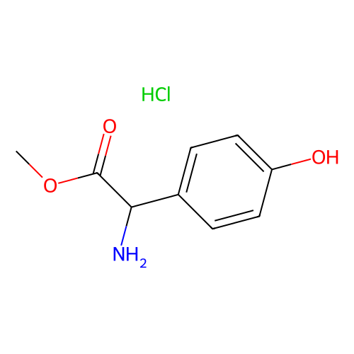 (r)-amino-(4-hydroxyphenyl)acetic acid methyl ester hydrochloride (c09-0920-893)