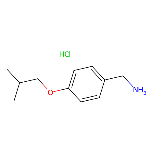 (4-isobutoxyphenyl)methanamine hydrochloride (c09-0929-182)