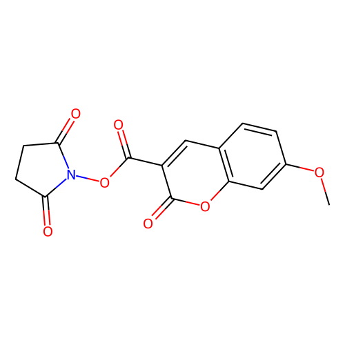 7-methoxycoumarin-3-carboxylic acid n-succinimidyl ester (c09-0942-889)