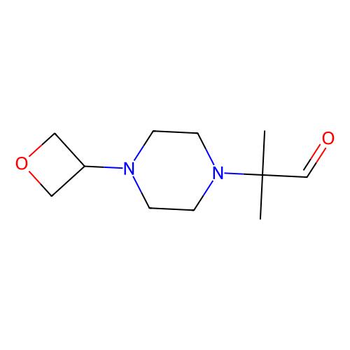 2-methyl-2-(4-oxetan-3-yl-piperazin-1-yl)-propionaldehyde