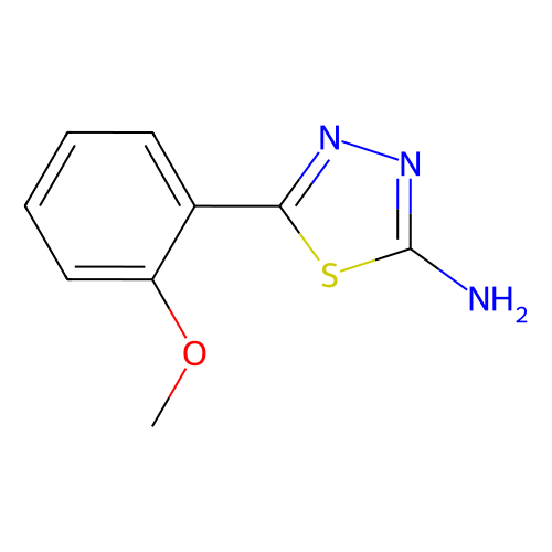 5-(2-methoxyphenyl)-1,3,4-thiadiazol-2-amine (c09-0953-611)