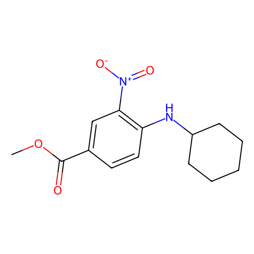 methyl 4-(cyclohexylamino)-3-nitrobenzoate (c09-0954-140)
