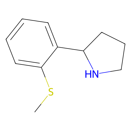 2-(2-(methylthio)phenyl)pyrrolidine