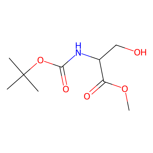methyl 2-((tert-butoxycarbonyl)amino)-3-hydroxypropanoate (c09-0958-172)