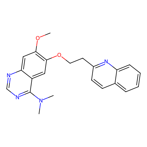 7-methoxy-n,n-dimethyl-6-[2-(quinolin-2-yl)ethoxy]quinazolin-4-amine