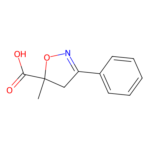 5-methyl-3-phenyl-4,5-dihydro-isoxazole-5-carboxylic acid