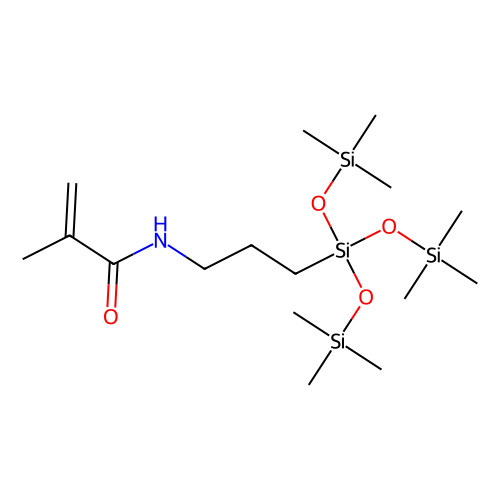 3-methacrylamidopropyltris(trimethylsiloxy)silane (c09-0968-577)