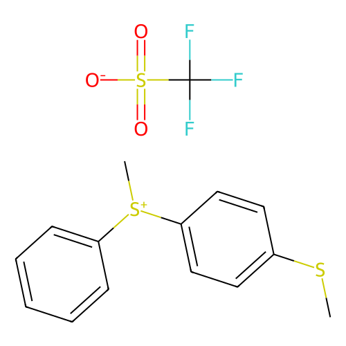 (4-methylthiophenyl)methyl phenyl sulfonium triflate