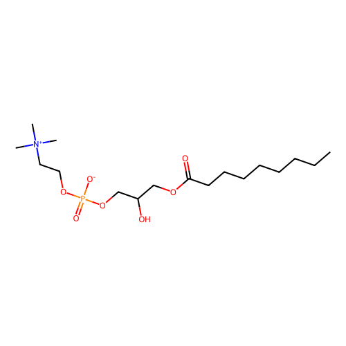 1-nonanoyl-2-hydroxy-sn-glycero-3-phosphocholine (c09-0975-268)
