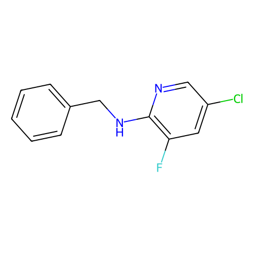 2-(n-benzylamino)-5-chloro-3-fluoropyridine (c09-0980-796)