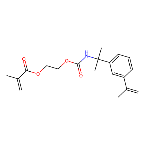 2-[2-(3-prop-1-en-2-ylphenyl)propan-2-ylcarbamoyloxy]ethyl methacrylate (c09-1019-427)