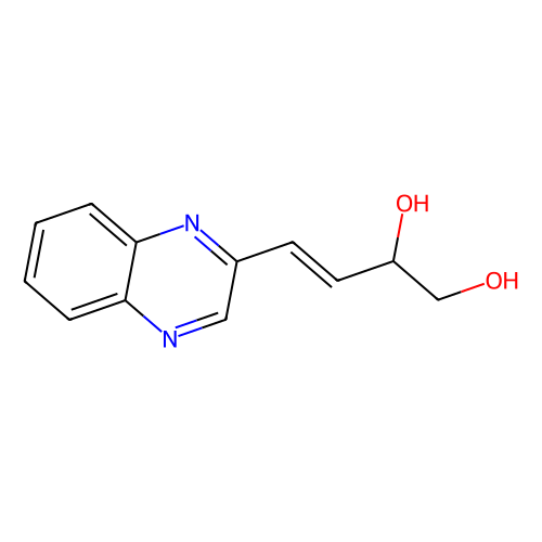 4-(2-quinoxalinyl-3-butene-1,2-diol