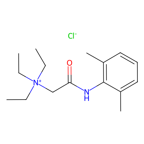 qx-314 chloride (n-ethyllidocaine chloride) (c09-1022-695)