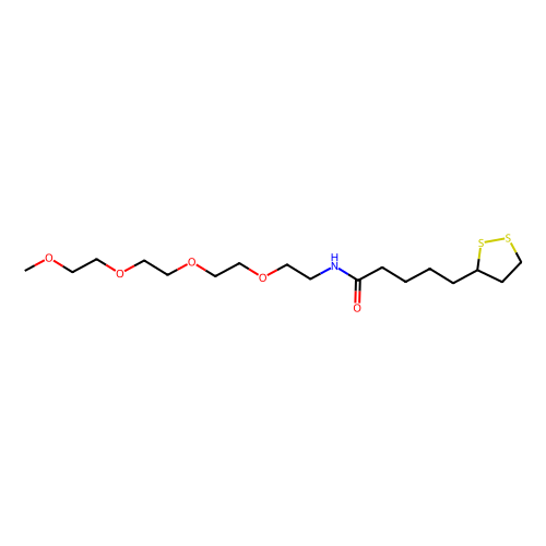 (r)-n-(3,6,9,12-tetraoxatridecyl)-α-lipoamide (c09-1024-232)