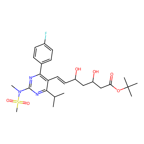 (3r,5s,6e)-7-[4-(4-fluorophenyl)-6-isopropyl-2-[(methanesulfonyl) methylamino]pyrimidin-5-yl]-3,5-dihydroxyhept-6-enoic acid tert-butyl ester (c09-1025-518)