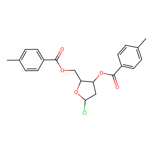 (2r,3s)-5-chloro-2-(((4-methylbenzoyl)oxy)methyl)tetrahydrofuran-3-yl 4-methylbenzoate (c09-1027-024)