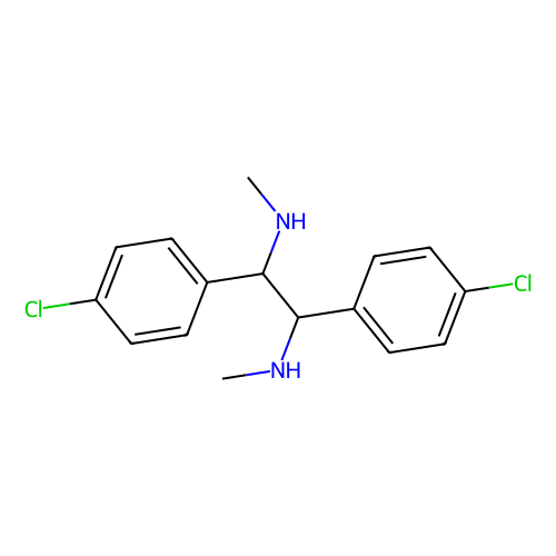 (1r,2r)-1,2-bis(4-chlorophenyl)-n1,n2-dimethylethane-1,2-diamine (c09-1028-764)