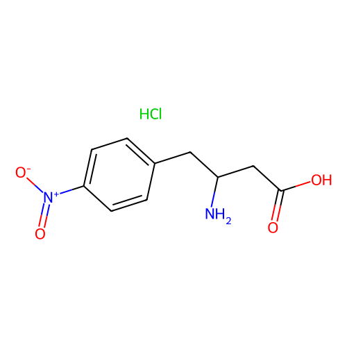 (s)-3-amino-4-(4-nitrophenyl)butanoic acid, hcl (c09-1037-015)
