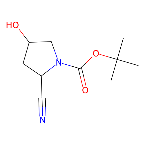 (2s,4r)-tert-butyl 2-cyano-4-hydroxypyrrolidine-1-carboxylate (c09-1037-783)
