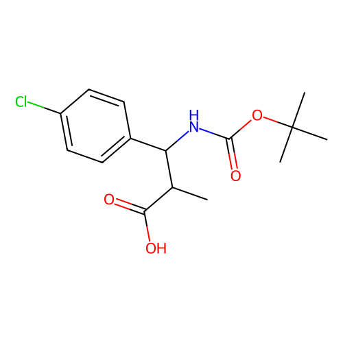 (2s, 3s)-3-(boc-amino)-2-methyl-3-(4-chlorophenyl)propionic acid