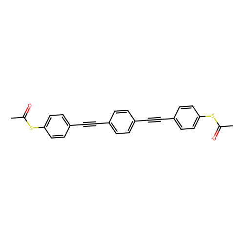 s,s′-[1,4-phenylenebis(2,1-ethynediyl-4,1-phenylene)]bis(thioacetate) (c09-1046-148)