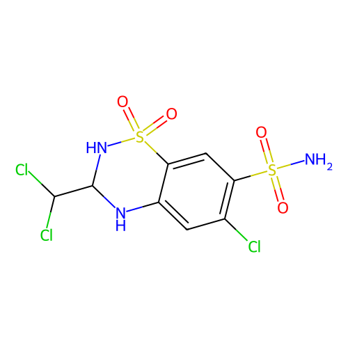 trichlormethiazide (c09-1054-136)