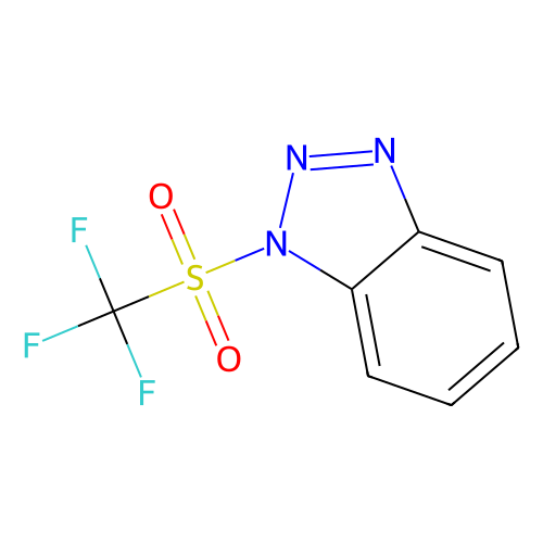 1-(trifluoromethanesulfonyl)-1h-benzotriazole (c09-1055-584)