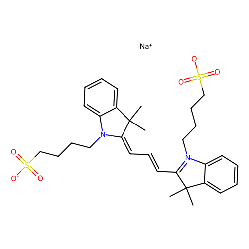 3,3,3',3'-tetramethyl-1,1'-bis(4-sulfobutyl)indocarbocyanine sodium salt