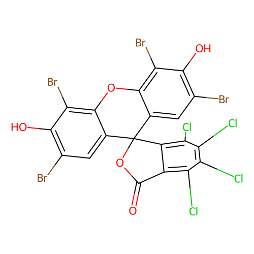 2',4',5',7'-tetrabromo-3,4,5,6-tetrachlorofluorescein (c09-1057-679)