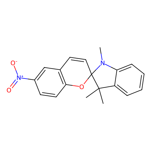 1,3,3-trimethylindolino-6'-nitrobenzopyrylospiran [photochromic compound] (c09-1059-640)