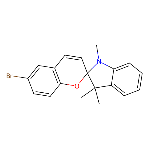 1,3,3-trimethylindolino-6'-bromobenzopyrylospiran [photochromic compound] (c09-1059-642)