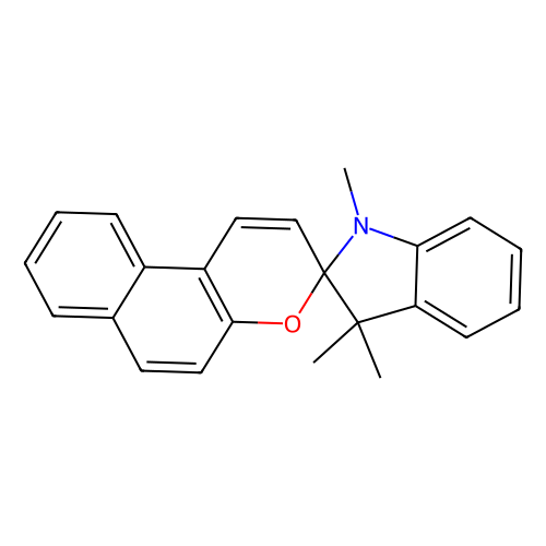 1,3,3-trimethylindolino-β-naphthopyrylospiran [photochromic compound] (c09-1059-647)