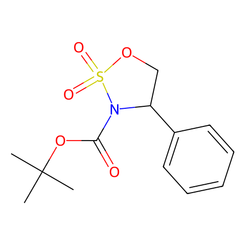 (4r)-4-phenyl-1,2,3-oxathiazolidine-2,2-dioxide-3-carboxylic acid t-butyl ester (c09-1061-249)