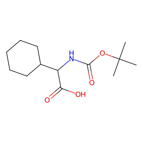 2-((tert-butoxycarbonyl)amino)-2-cyclohexylacetic acid (c09-1065-158)