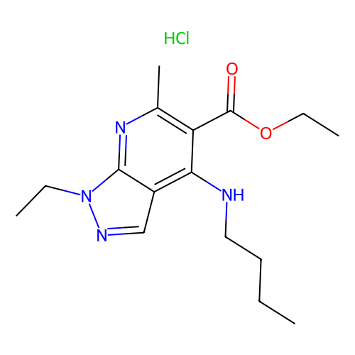 tracazolate hydrochloride (c09-1067-222)