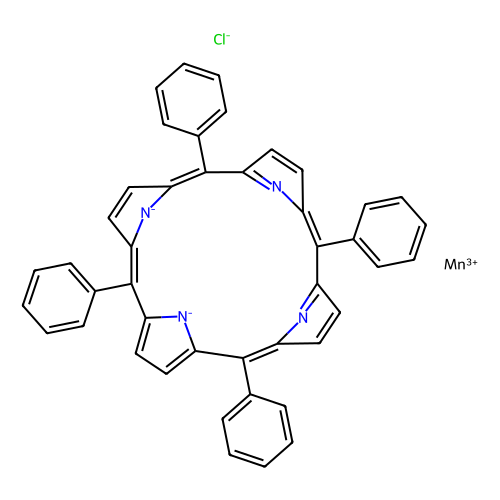 (5,10,15,20-tetraphenylporphinato)manganese(iii) chloride (c09-1069-020)