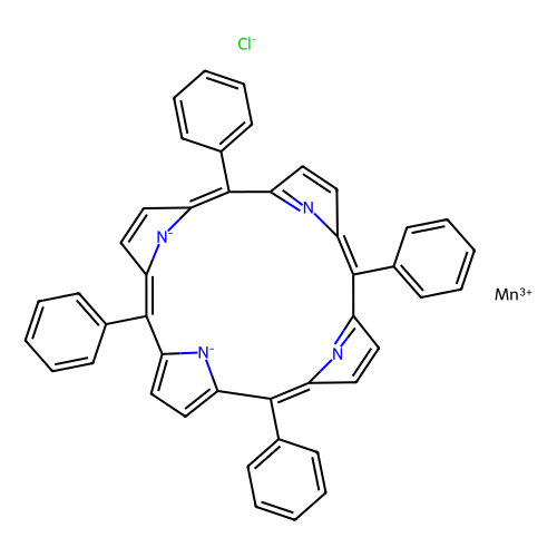 (5,10,15,20-tetraphenylporphinato)manganese(iii) chloride (c09-1069-021)