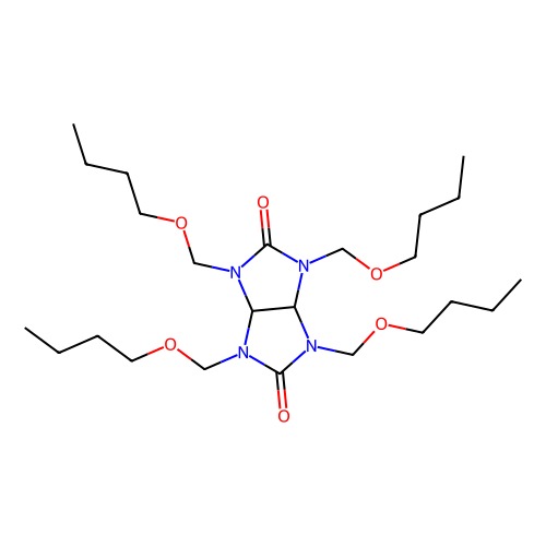 1,3,4,6-tetrakis(butoxymethyl)tetrahydroimidazo[4,5-d]imidazole-2,5(1h,3h)-dione (c09-1073-599)