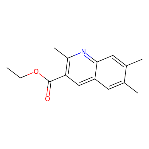 2,6,7-trimethylquinoline-3-carboxylic acid ethylester