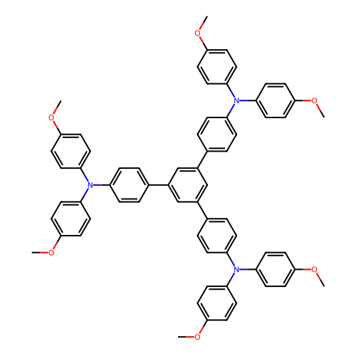 1,3,5-tris[4-[bis(4-methoxyphenyl)amino]phenyl]benzene (c09-1077-525)