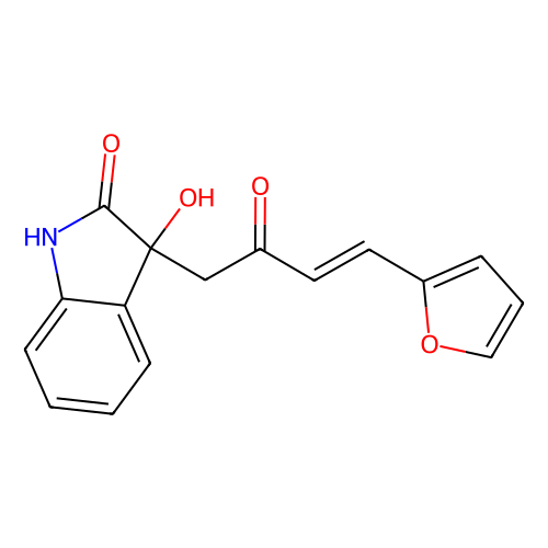 (e)-3-(4-(furan-2-yl)-2-oxobut-3-en-1-yl)-3-hydroxyindolin-2-one (c09-1089-924)