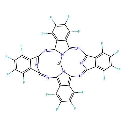 zinc 1,2,3,4,8,9,10,11,15,16,17,18,22,23,24,25-hexadecafluoro-29h,31h-phthalocyanine (c09-1095-174)