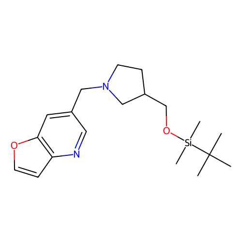 6-((3-((tert-butyldimethylsilyloxy)methyl)pyrrolidin-1-yl)methyl)furo[3,2-b]pyridine