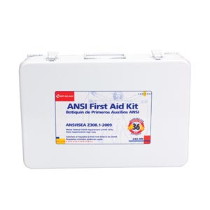 first aid only acme united 36 unit 75 person ansi z308 1 2009 compliant kits